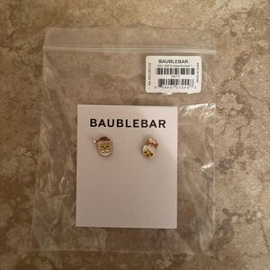 NEW WITH TAGS: BaubleBar Santa Stud Earrings
